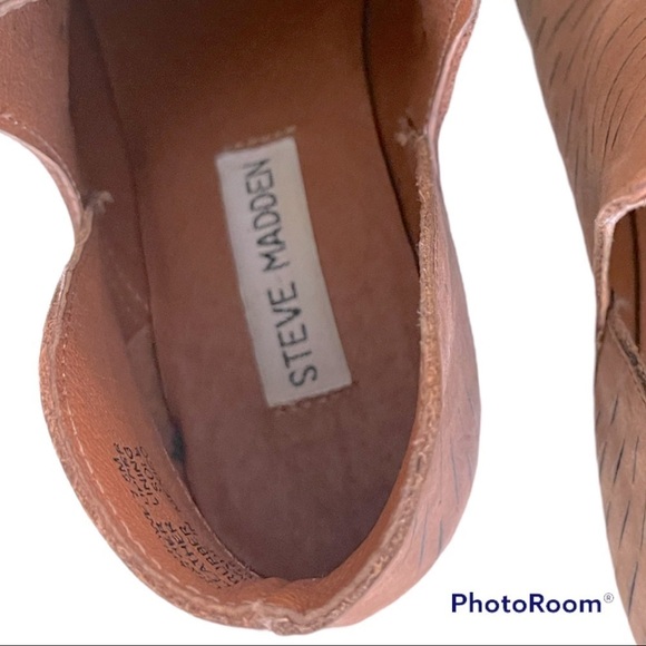 Steve Madden Leather Arowe Western Ankle Booties 7.5 - Picture 9 of 10